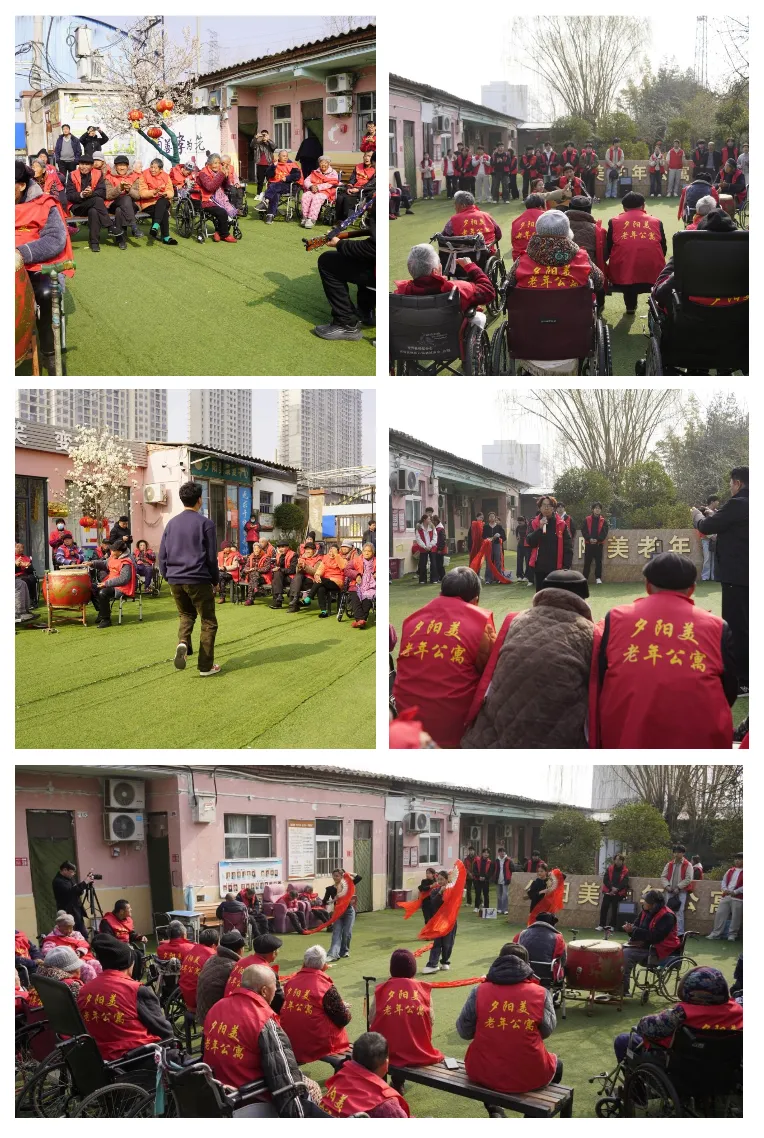 春风送暖润夕阳 爱心服务显担当——计算机技术学院走进夕阳美敬老院开展学雷锋活动