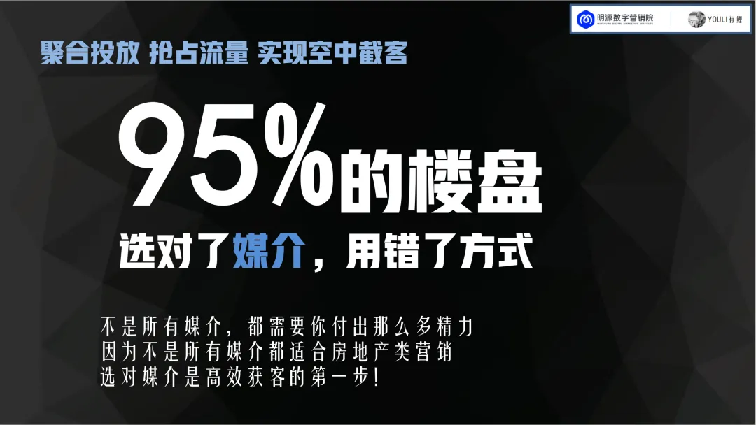 地产项目线上获客,很多都在瞎折腾