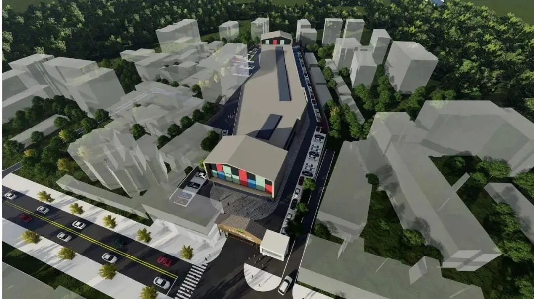 南正街农贸市场改建后原来长这样……