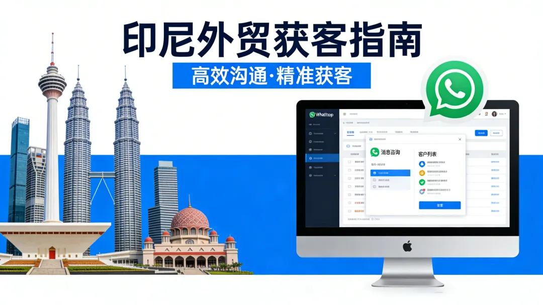 印尼外贸获客新思路!免费挖 WhatsApp 客户,这个本地平台 90% 的人都忽略了