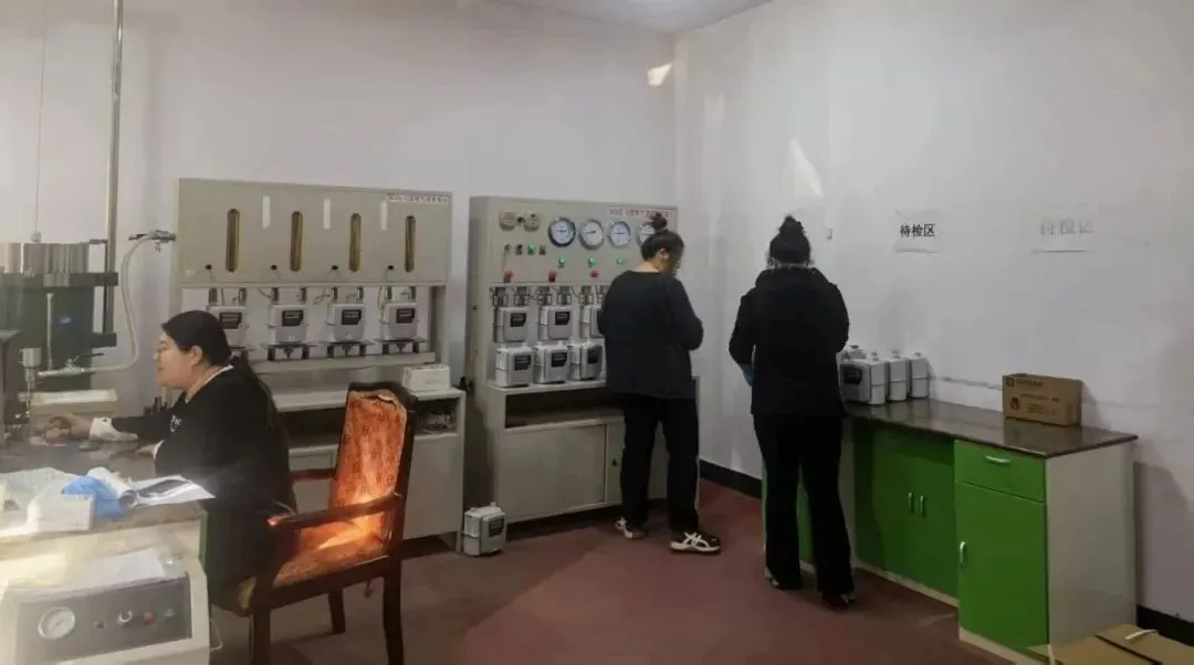 奈曼旗市场检验检测中心开展燃气表检定工作–守护民生计量安全