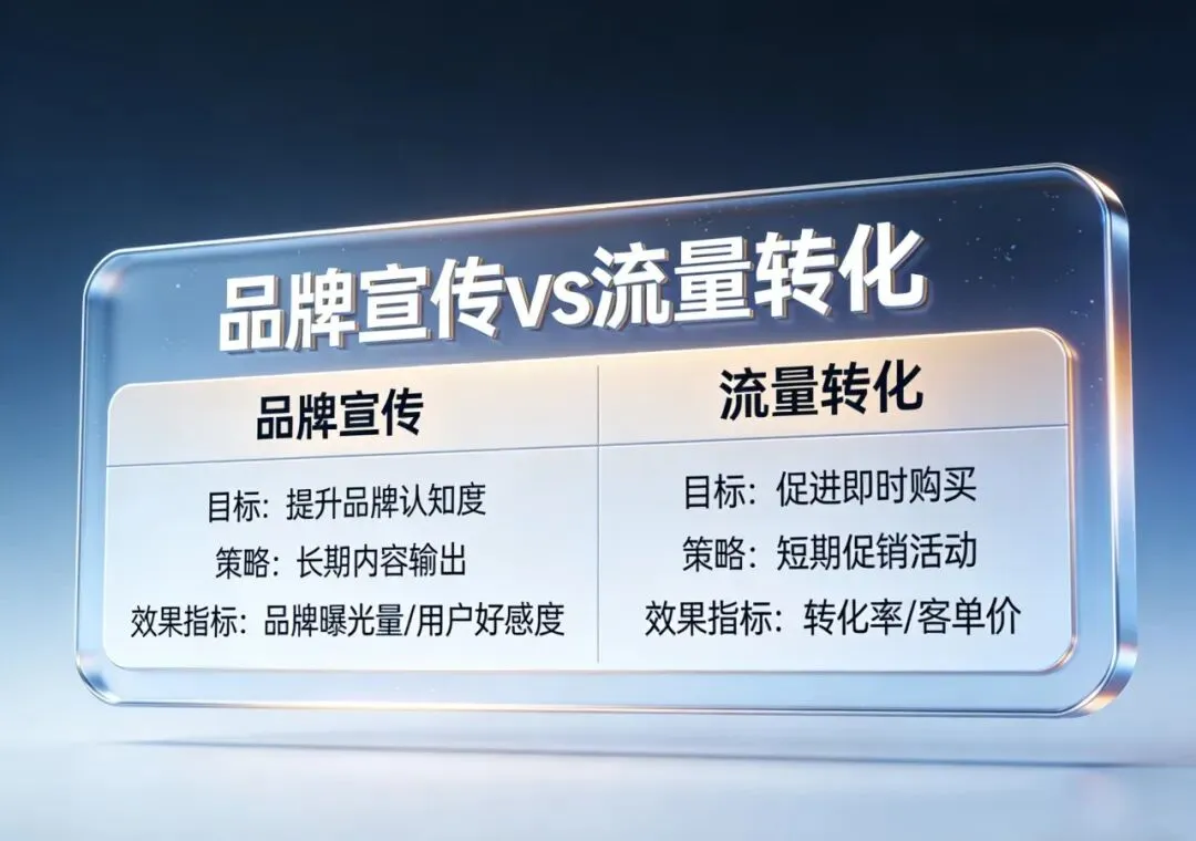 营销人避坑:品牌宣传VS流量转化的底层逻辑,90%的人都用反了(含落地案例)