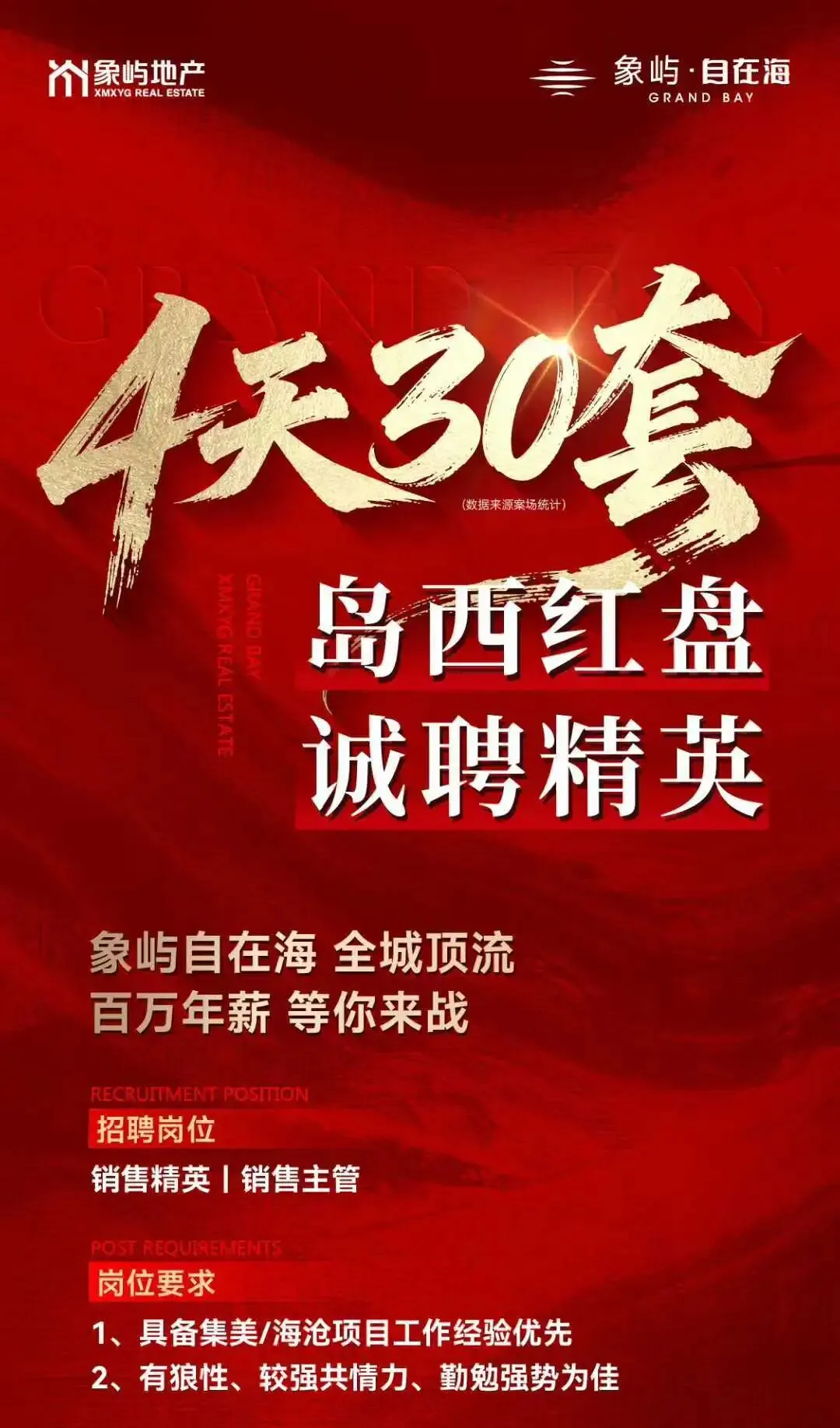 国企象屿地产象屿自在海项目诚聘营销精英~ | 厦门