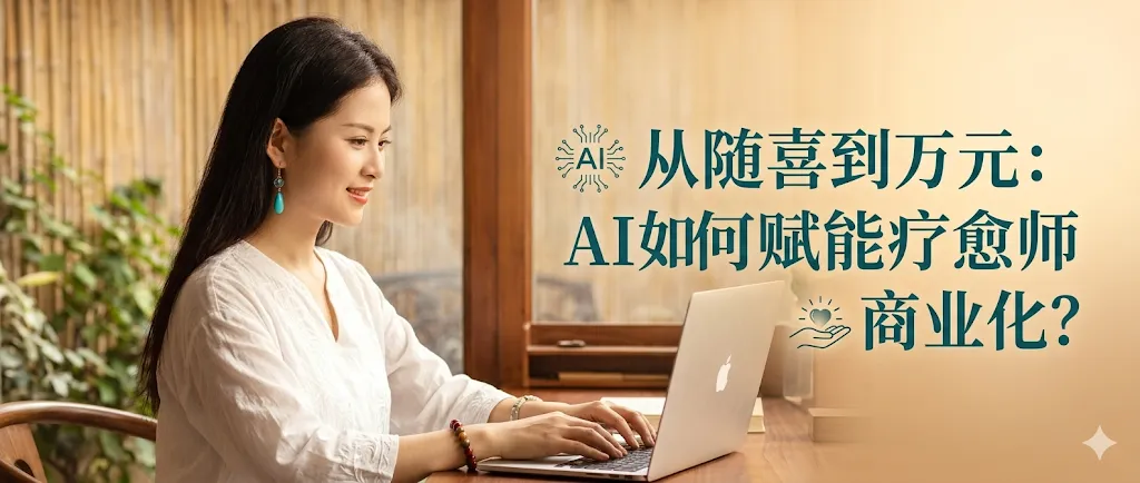 从随喜到万元客单:不擅长营销的疗愈师,如何靠AI实现逆袭?
