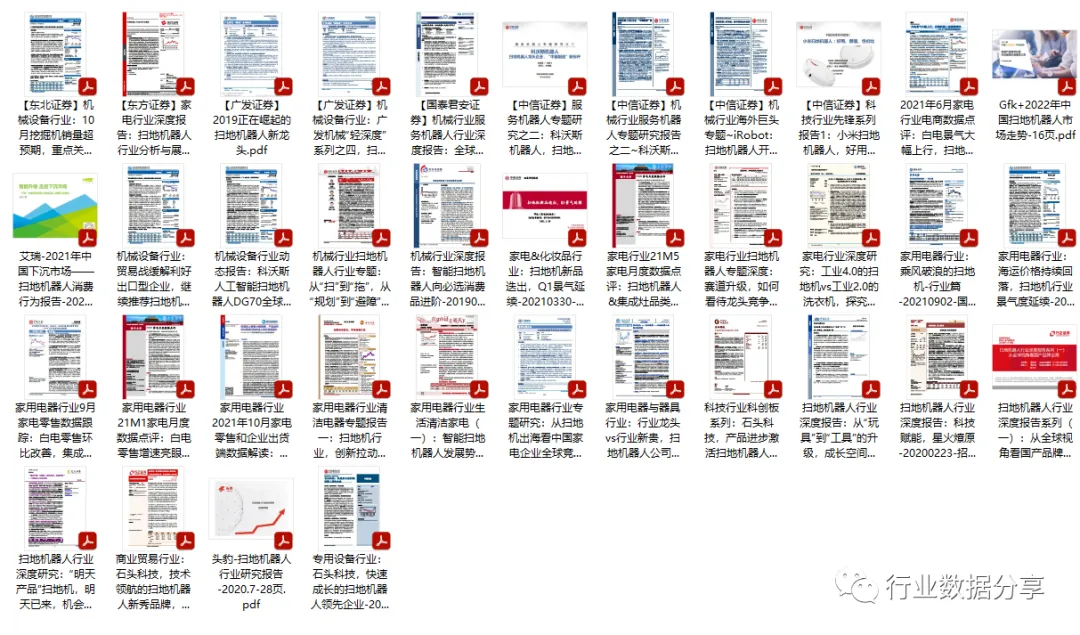 扫地机市场分析(37份)