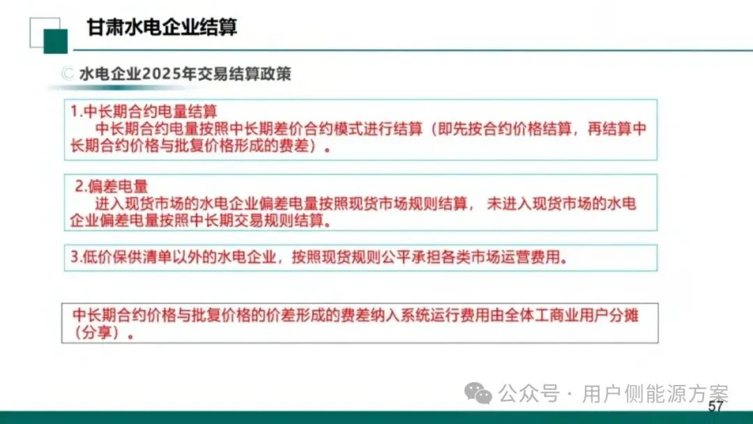 【NO6电力市场】国网甘肃电力公司营销事业部:新型电力市场结算关系与传导体系介绍