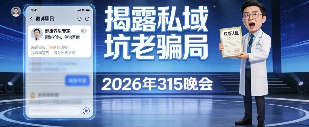 【80】最怕315的私域营销,终于上了315!曝光的“坑老剧本”太狠,快告诉父母别上当