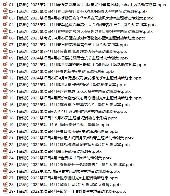 春季营销 | 地产4月推广铺排计划,来了