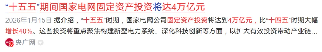 下一个市场爆点?电网设备 + 4 万亿投资 + 业绩狂飙,6 大龙头掘金万亿新蓝海!