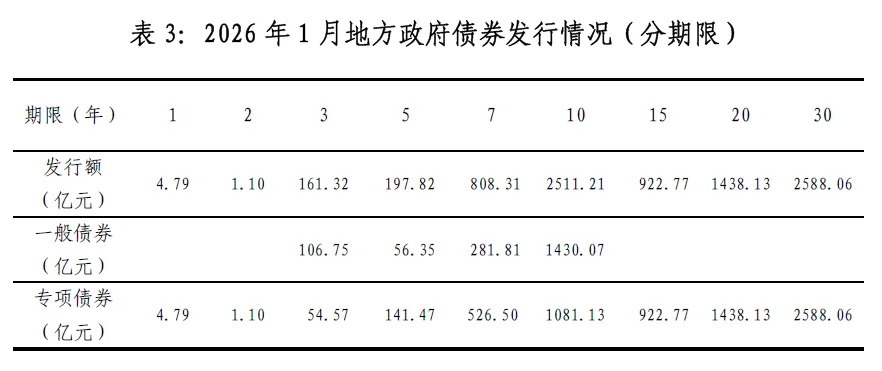 地方政府债券市场报告(2026年1月)