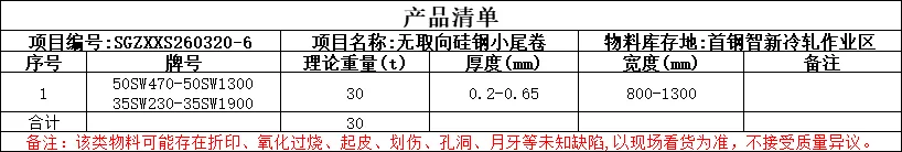 【销售预告】3月20日销售预告