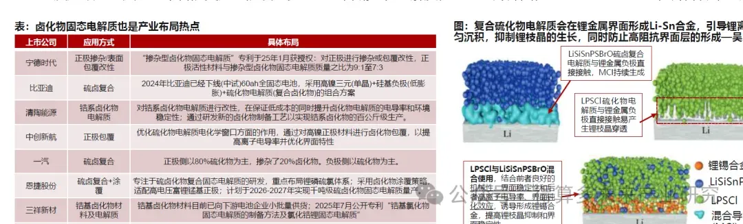 固态电池市场电解质技术路线分析(30页报告)