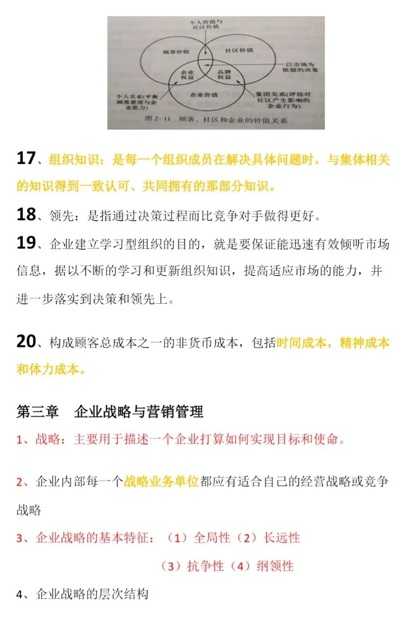 吴健安市场营销学笔记 知识点总结+名词解释+简答+论述题等题库及答案复习资料