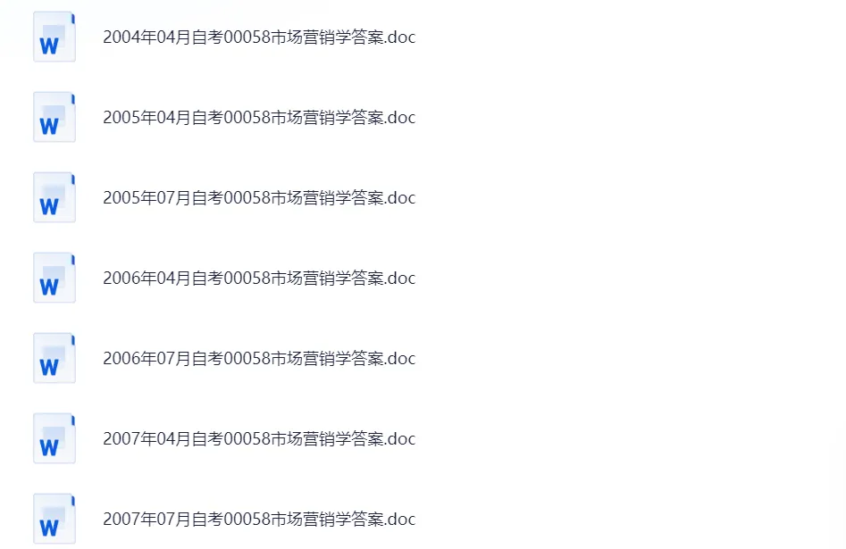 【自考本科】专升本《00058市场营销学》历年真题及答案解析