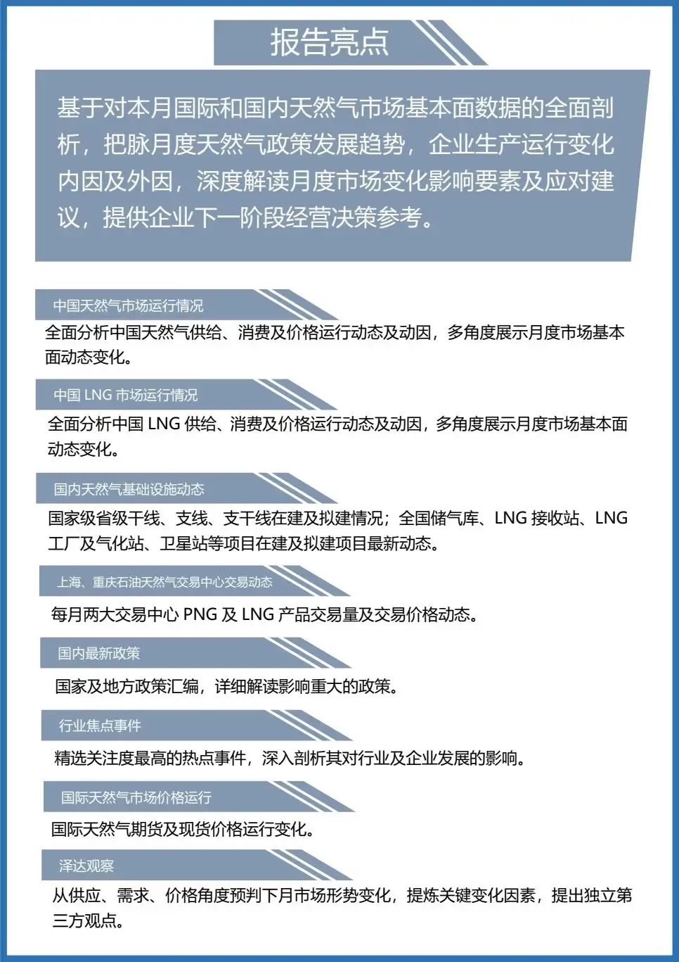 中国天然气市场运行监测月报发布