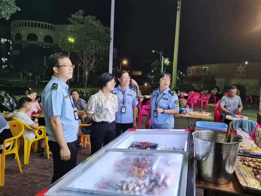 创建全国文明城市长洲区市场局在行动!