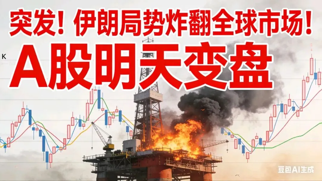 突发!伊朗局势炸翻全球市场!A股明天变盘,满仓的务必小心!
