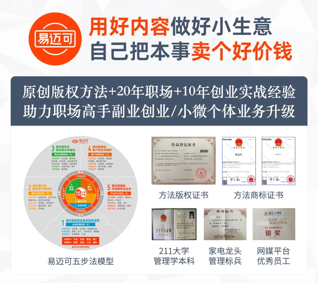 易迈可内容营销免费资料包