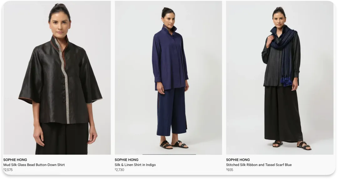 营销东亚特色纺织工艺的4个品牌 : Sophie Hong台北香云纱,Suzusan日本绞染 ,Slowmaking多伦多苗族蜡染,Tibet Home纽约藏族工艺