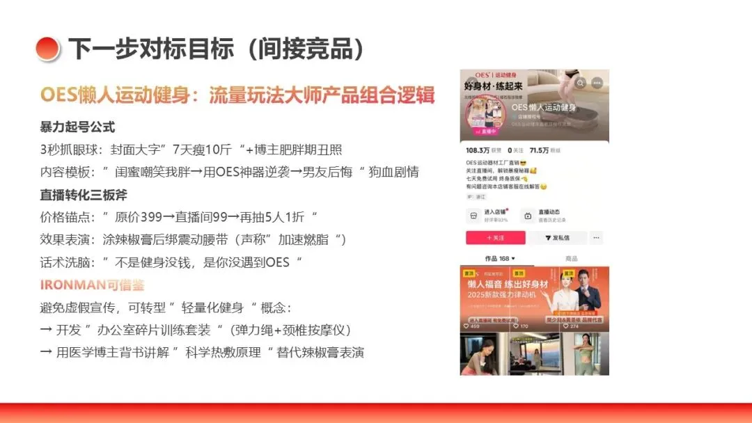 IRONMAN健身官方旗舰店直播间营销方案
