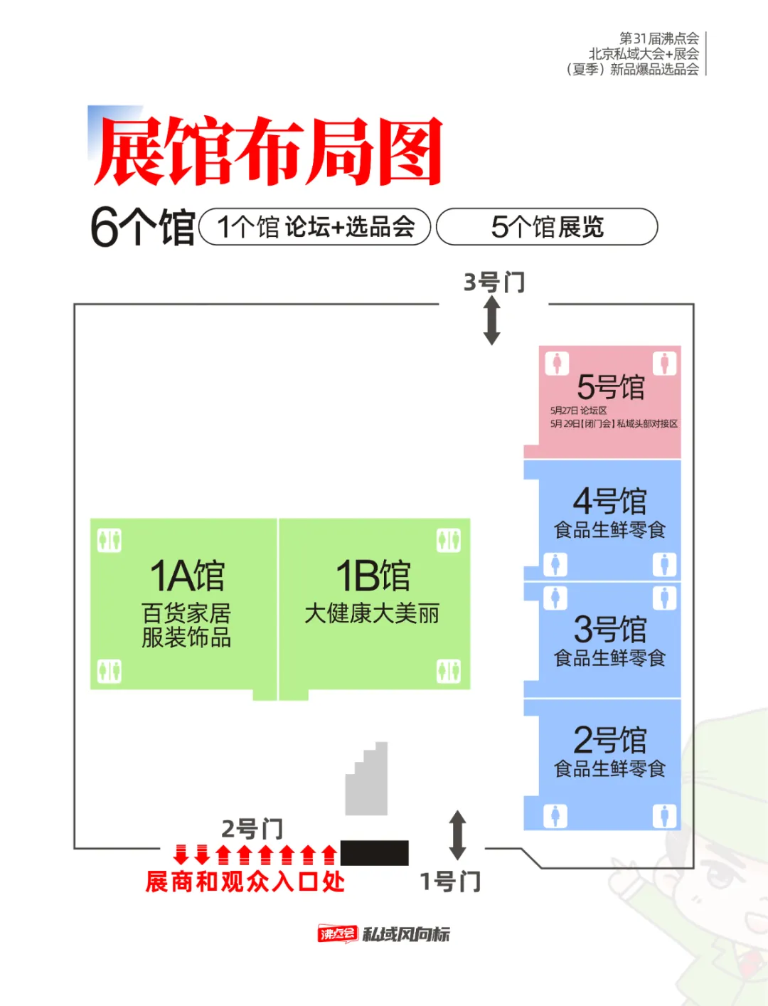 向北方,抢市场,火力全开,第31届北京沸点会5馆全开~