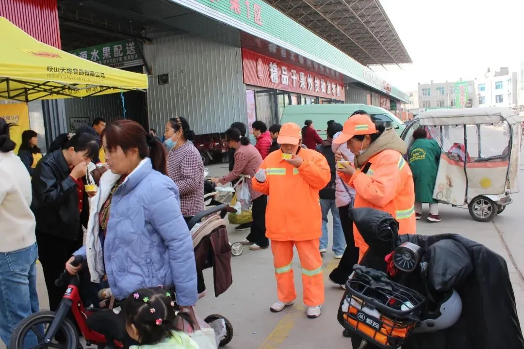 二月二龙抬头咸阳新阳光市场开展免费咥活动