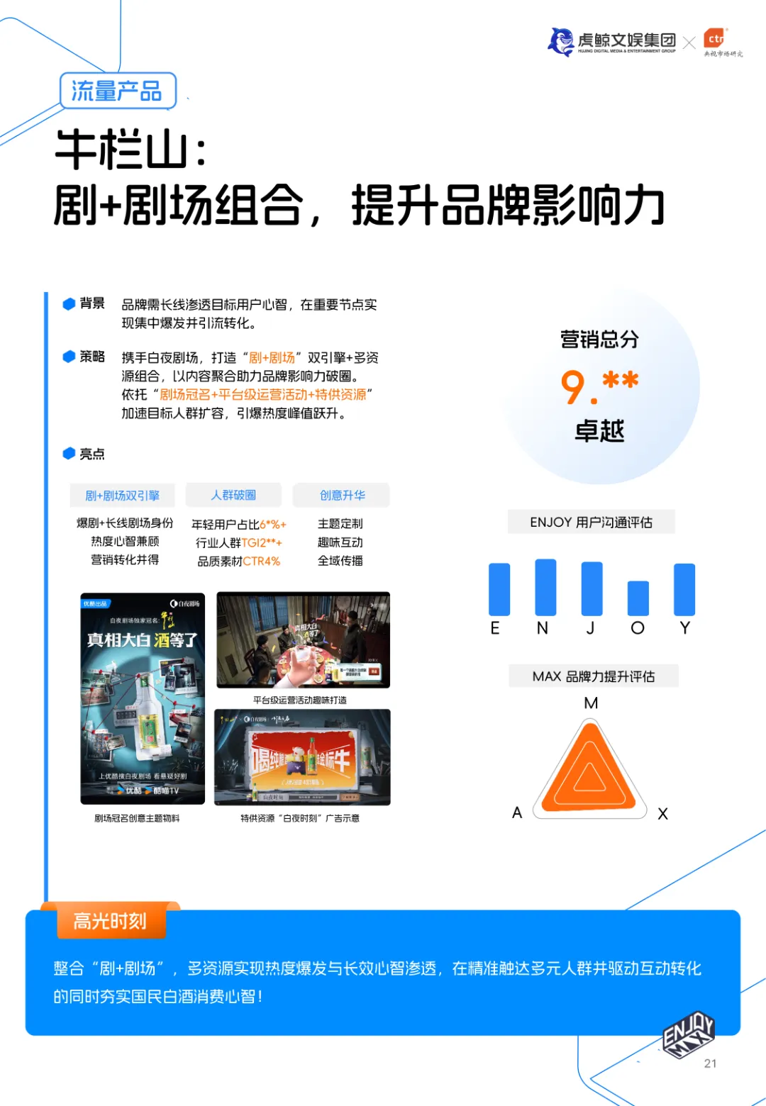 虎鲸文娱*CTR发布《E&M营销双模型百宝书》,让文娱营销走向“科学决策”