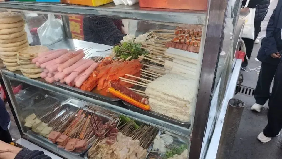 洛阳美食-关林市场老关炸馍