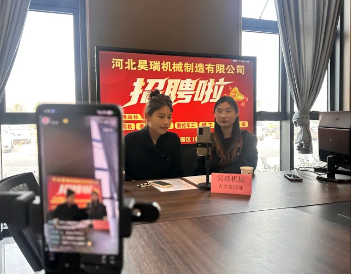 磁县零工市场直播带岗进企业 精准破解用工难题