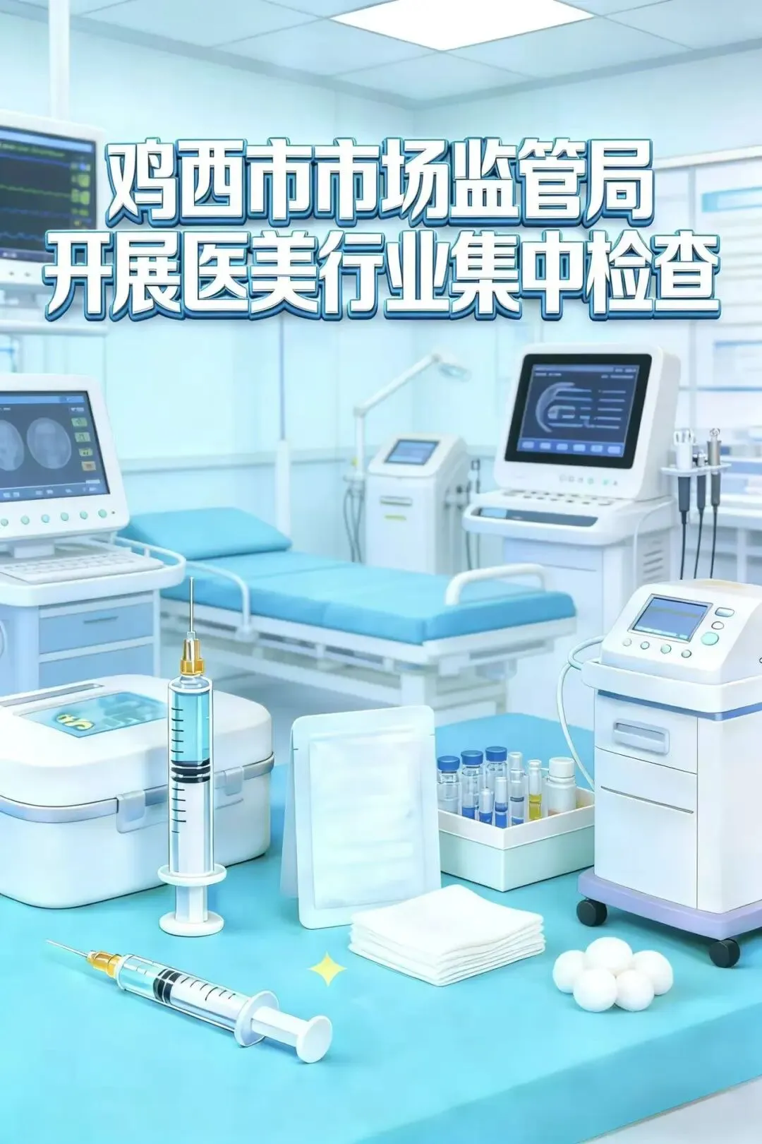 鸡西市市场监督管理局迅速行动全面开展医美行业集中排查整治