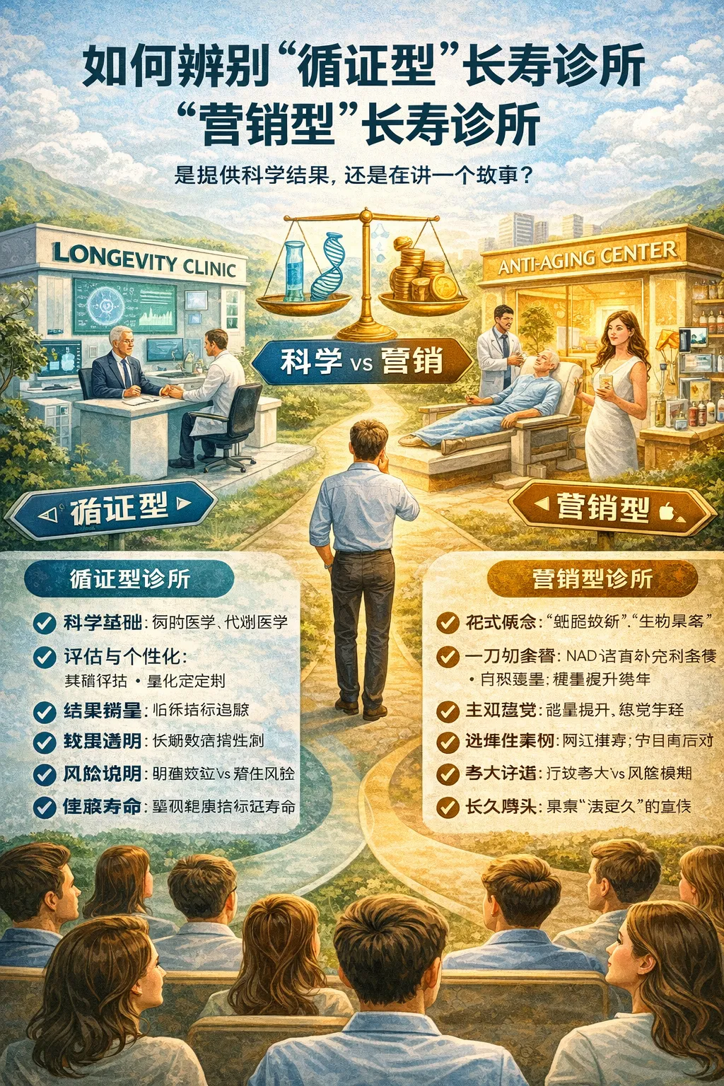如何辨别循证实践的长寿诊所和“营销型”长寿诊所?