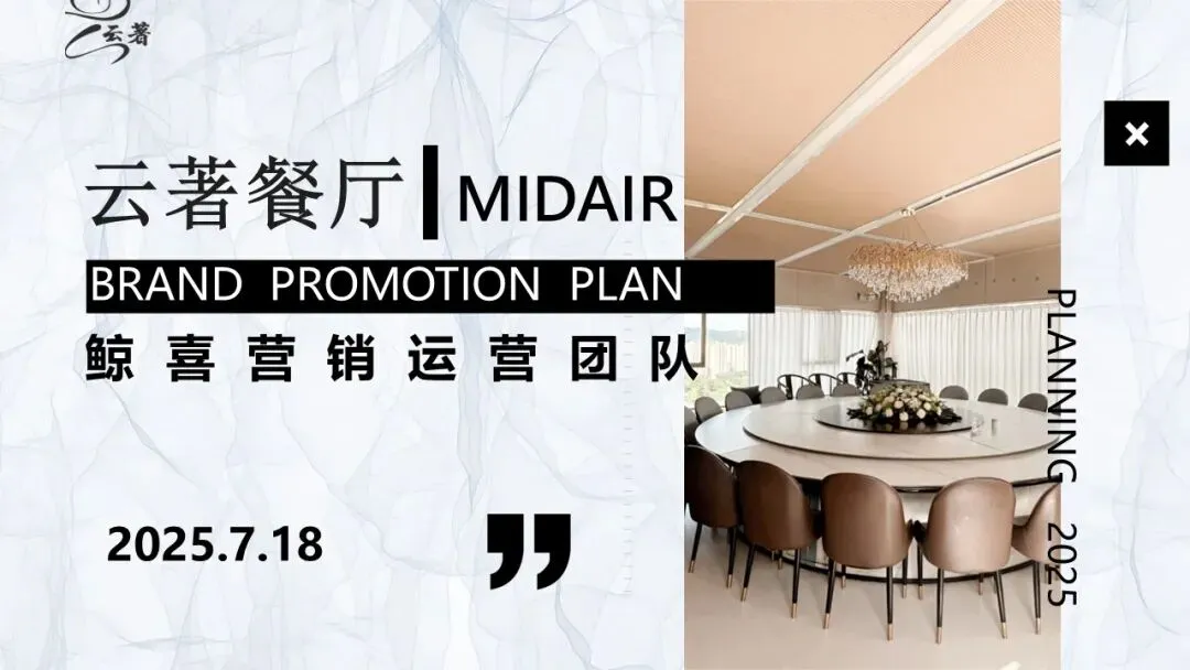 2025餐厅品牌运营营销推广全案【餐饮全案】【餐饮推广】