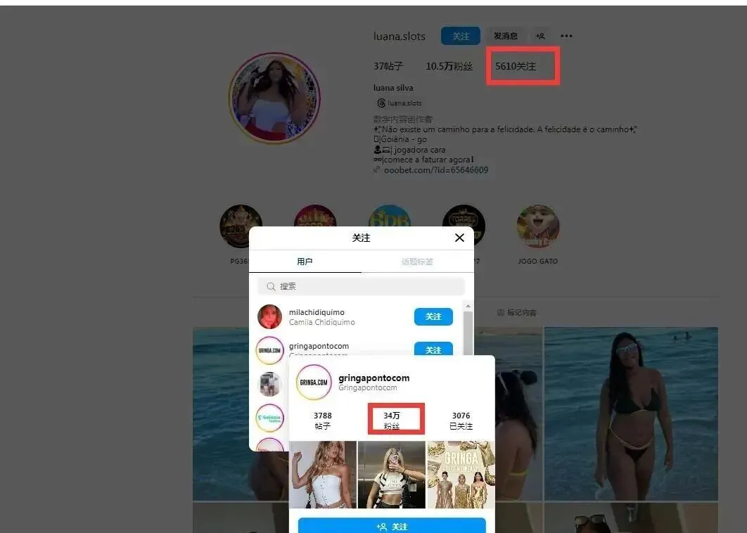 做巴西市场 使用ins群发获客系统 找当地网红博主 推广游戏slot