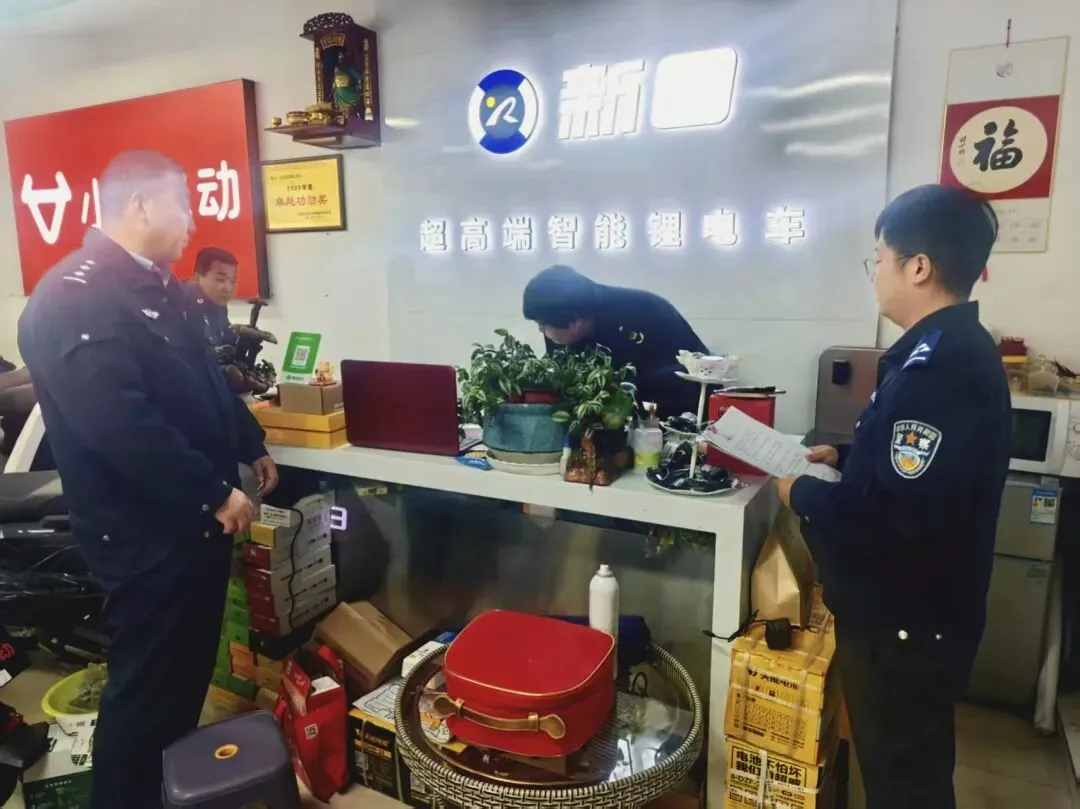 源头管控!甘谷公安联合市场监管局严查电动车销售违法违规行为