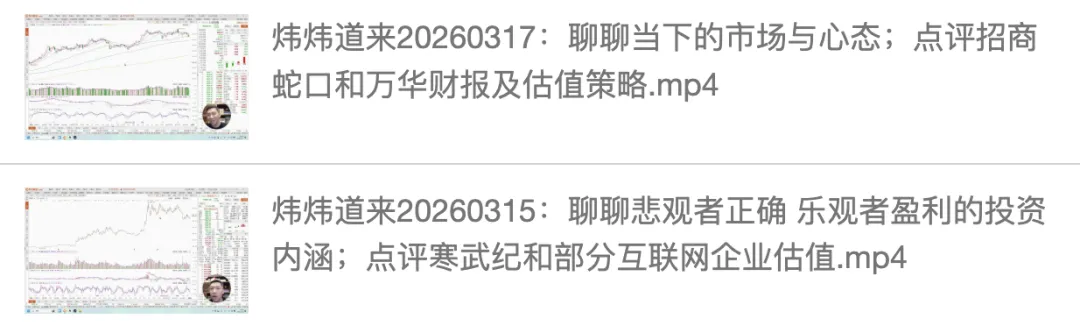 【炜炜道来】聊聊当下的市场与心态