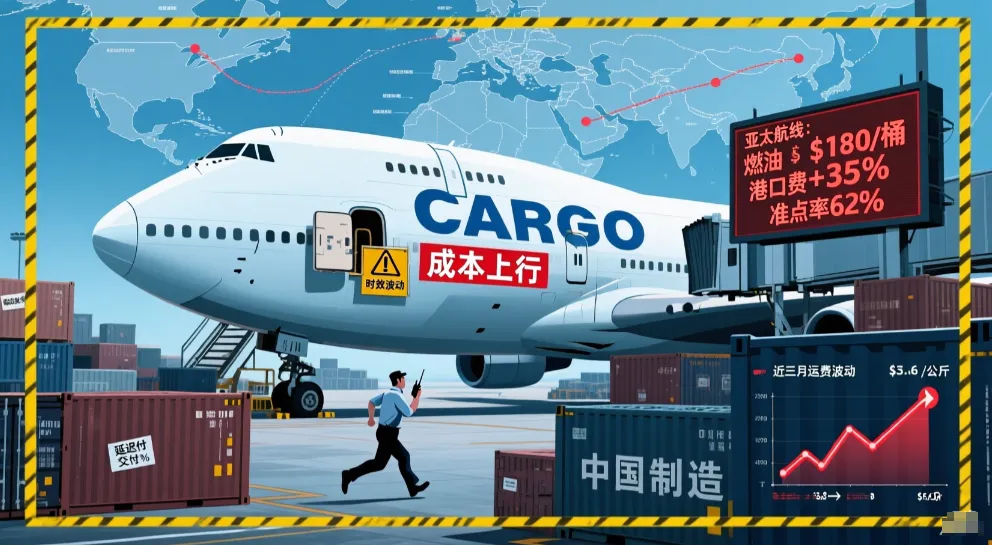 出货紧急提醒!3 月空运市场这些变动,将直接影响你的货物时效与成本