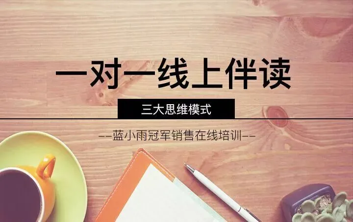 蓝小雨716销售特训介绍(系统学习提升思维模式+销售能力)