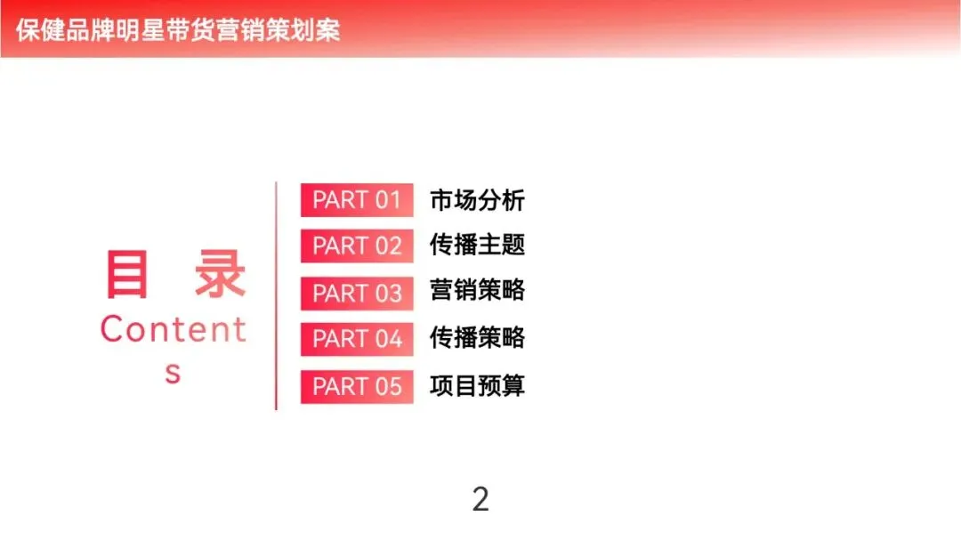 保健品牌明星带货营销策划案