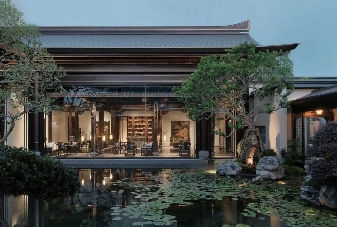 物象境合*建发湾墅营销中心,三百年古建入梦,一院风华鉴古今