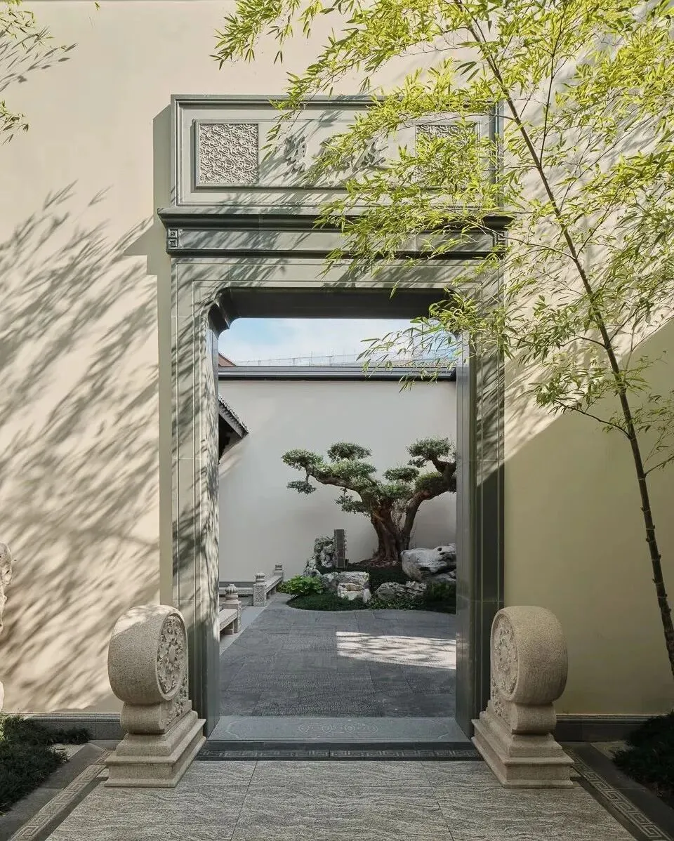 物象境合*建发湾墅营销中心,三百年古建入梦,一院风华鉴古今