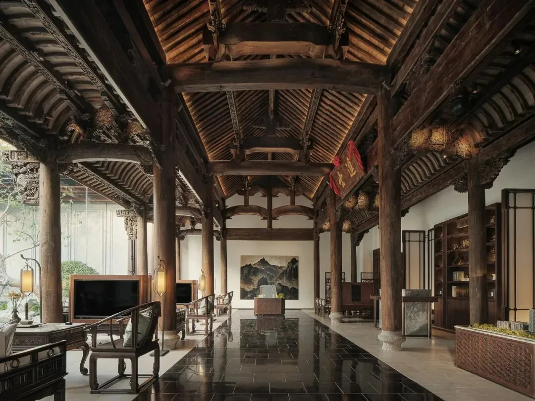 物象境合*建发湾墅营销中心,三百年古建入梦,一院风华鉴古今