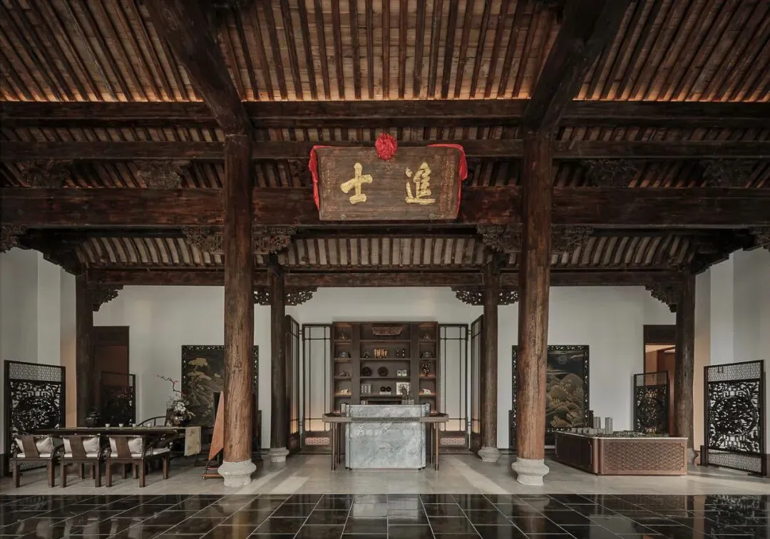 物象境合*建发湾墅营销中心,三百年古建入梦,一院风华鉴古今