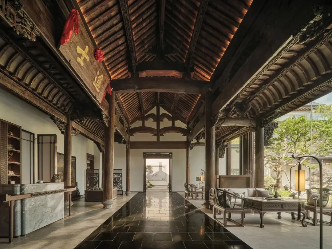 物象境合*建发湾墅营销中心,三百年古建入梦,一院风华鉴古今