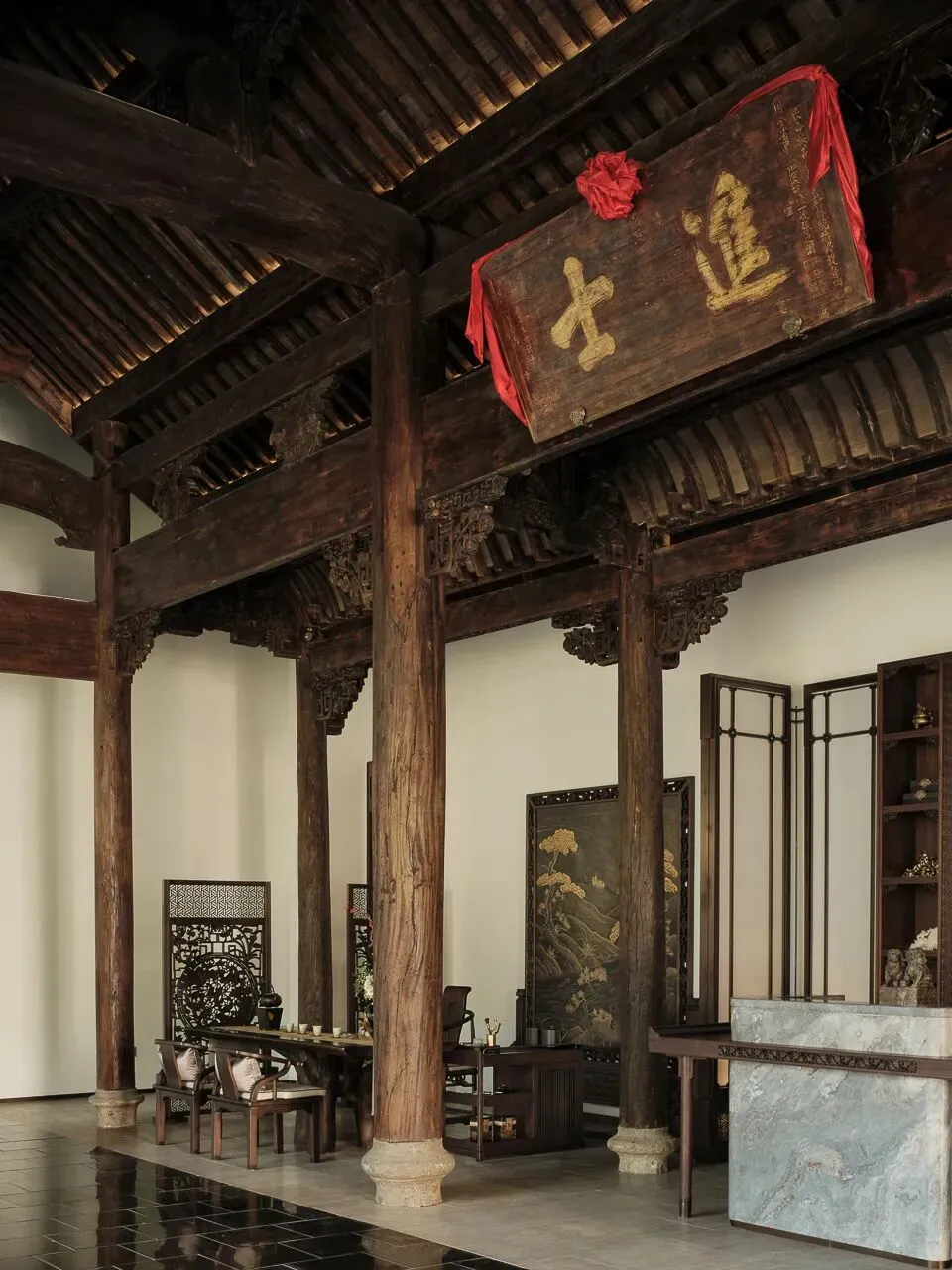 物象境合*建发湾墅营销中心,三百年古建入梦,一院风华鉴古今