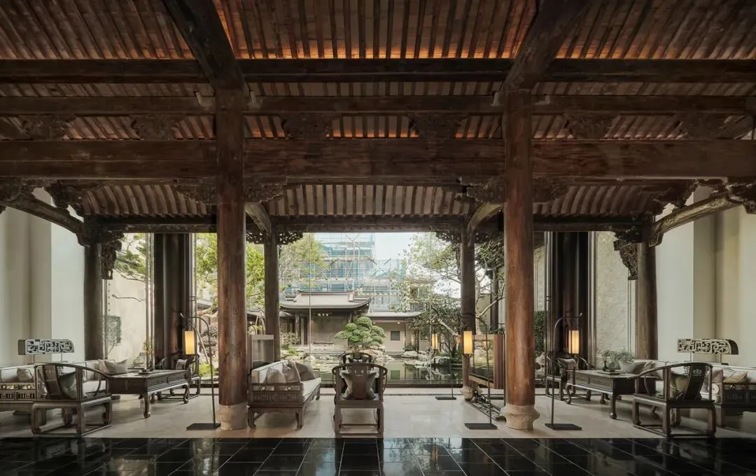 物象境合*建发湾墅营销中心,三百年古建入梦,一院风华鉴古今