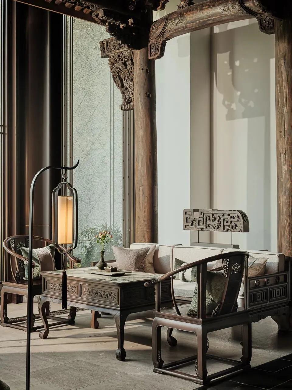 物象境合*建发湾墅营销中心,三百年古建入梦,一院风华鉴古今