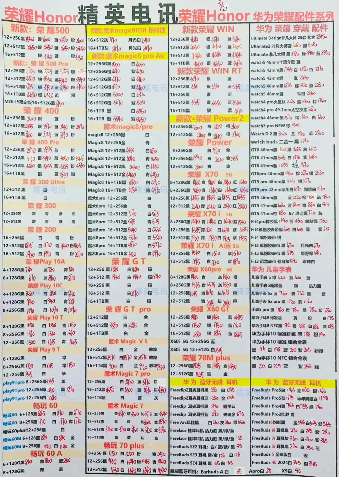 安卓全系列正品市场批发价3.21