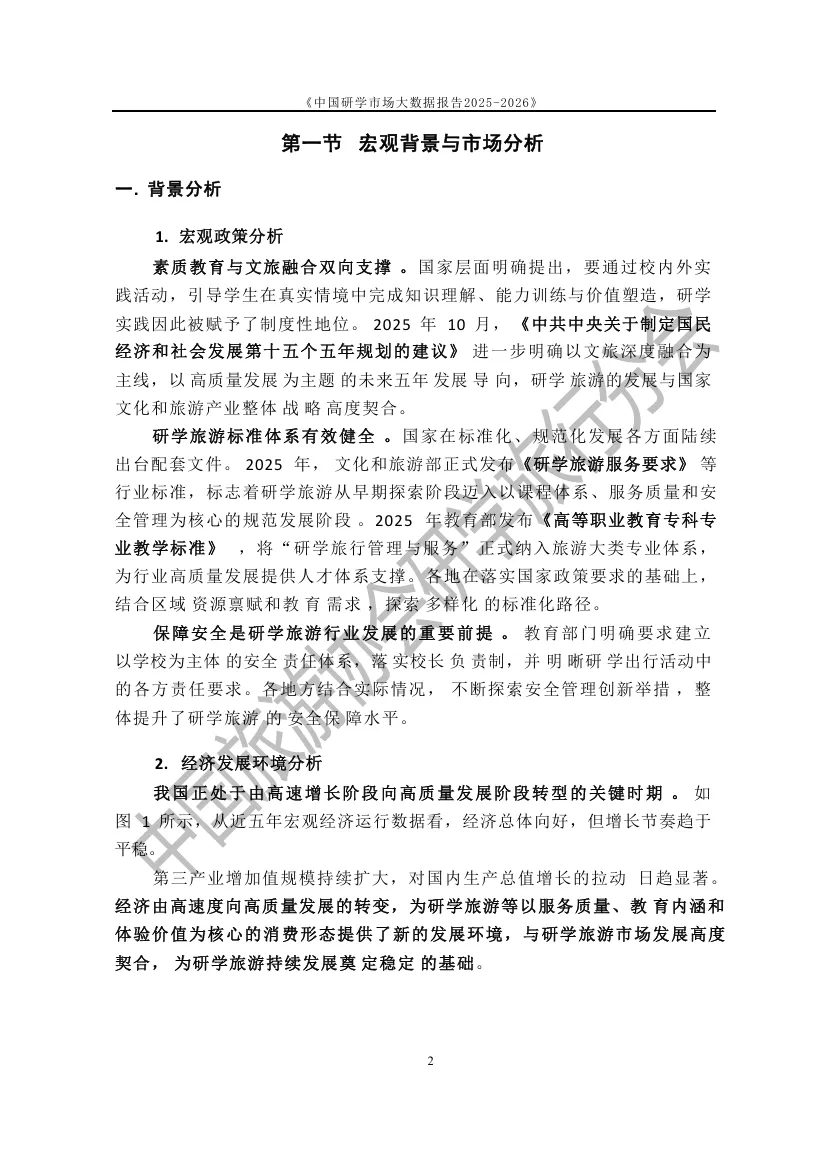 2025-2026中国研学市场大数据报告