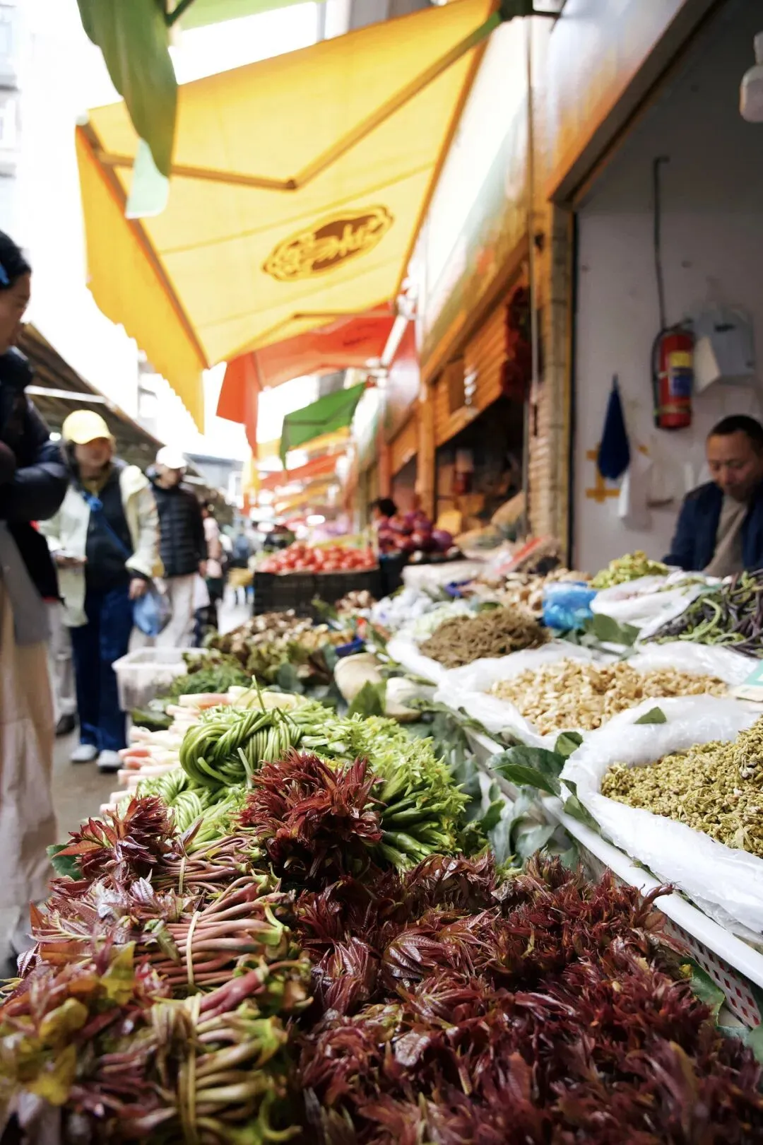 吃花!吃花!走克篆新农贸市场瞧瞧