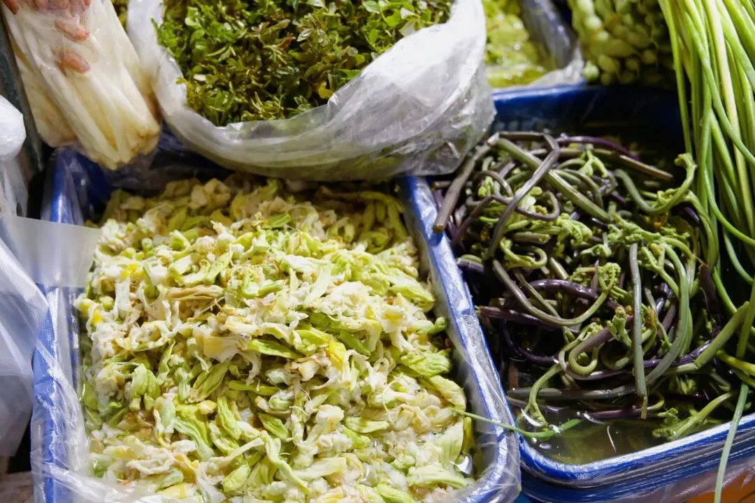 吃花!吃花!走克篆新农贸市场瞧瞧